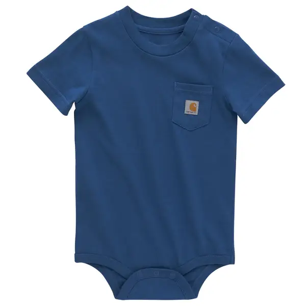 Kid's Infant Short-Sleeve Pocket Bodysuit CA5005