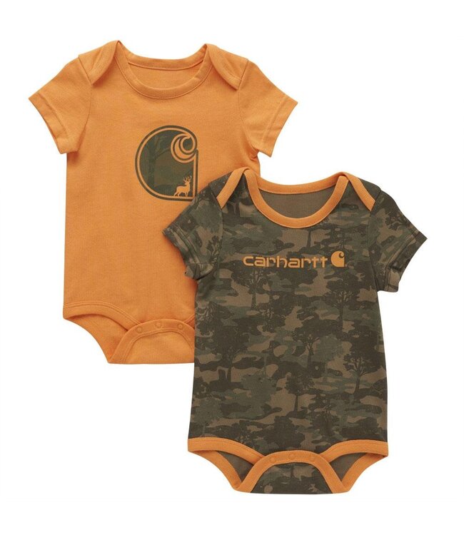 Carhartt Boy's Infant Short-Sleeve Camo Bodysuit Set CG8906
