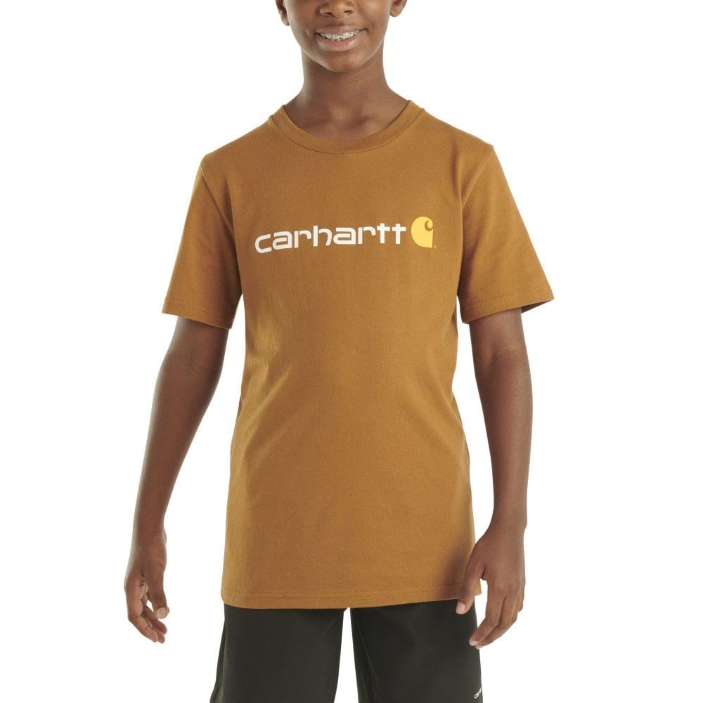 Carhartt Boy's Short-Sleeve Logo T-Shirt - Traditions Clothing