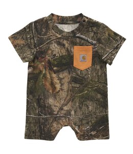 Carhartt Boy's Infant Short-Sleeve Camo Pocket Romper CM8762