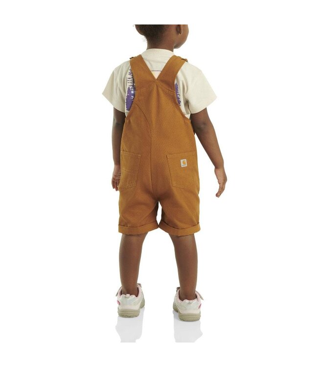Carhartt Girl's Infant Canvas Ruffle Front Shortall CM9748
