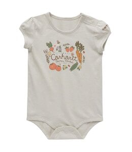 Carhartt Girl's Infant Short-Sleeve Farmers Market Bodysuit CA7048
