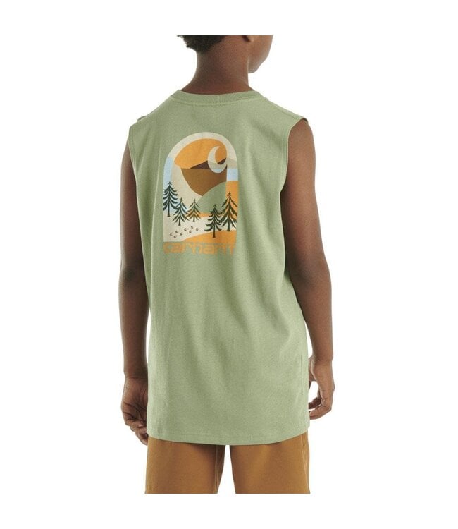 Carhartt Boy's Sleeveless Carhartt T-Shirt CA6539