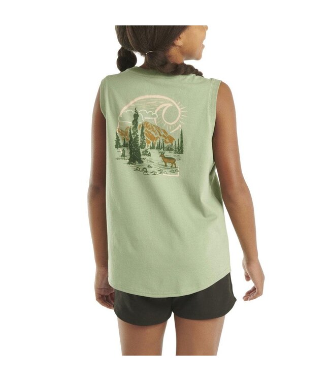 Carhartt Girl's Outdoor Sleeveless T-Shirt CA7032