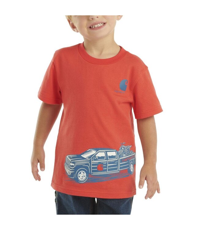 Carhartt Boy's Toddler Short-Sleeve Truck Wrap T-Shirt CA6511