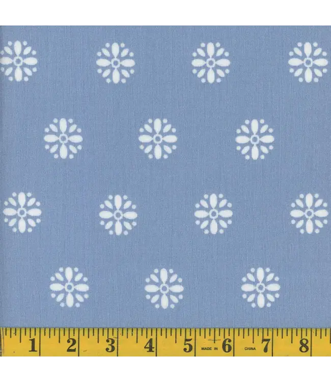 Mook Fabrics Yard of Rayon Crinkle EK, RCK/HP1205-13-102723-D17 Light Blue Fabric 132664