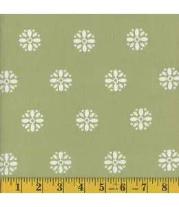 Mook Fabrics Yard of Rayon Crinkle EK, RCK/HP1205-13-102723-D20 Moss Fabric 132666