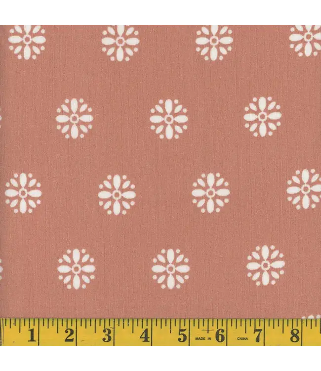 Mook Fabrics Yard of Rayon Crinkle EK, RCK/HP1205-13-102723-D13 Peach Fabric 132663
