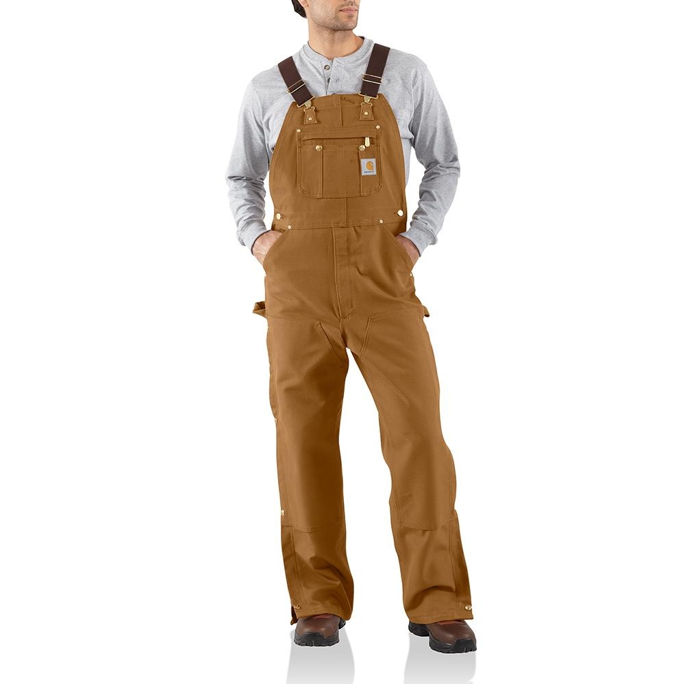 Carhartt Men's Loose Fit Firm Duck Bib Overall - Traditions