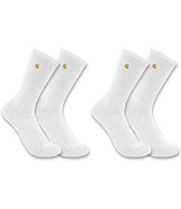 Carhartt Men's Force Midweight Crew Sock 2-Pack SC2252M