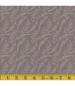 Mook Fabrics Yard of Dotted Dobby, Lyndora- 04 Grey Fabric 130459