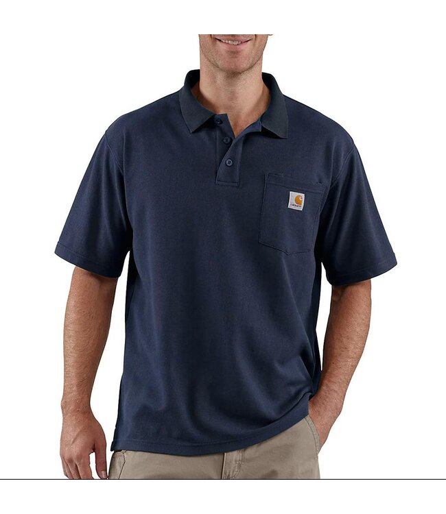 Carhartt Men's Loose Fit Midweight Short-Sleeve Pocket Polo 106685