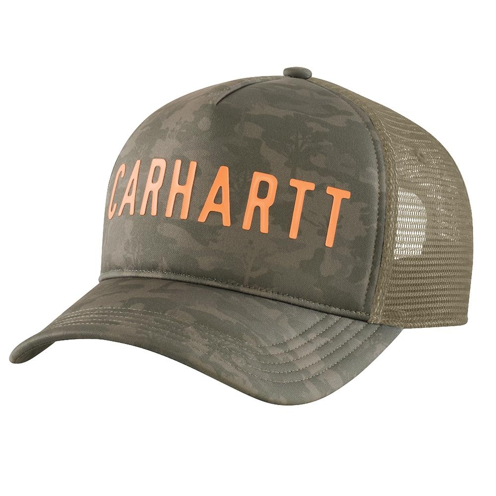 Carhartt Men s Trucker Camo Logo Graphic Cap