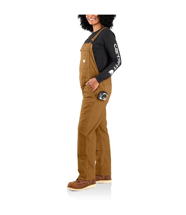 Carhartt Women's Rugged Flex Loose Fit Canvas Bib Overall 106001