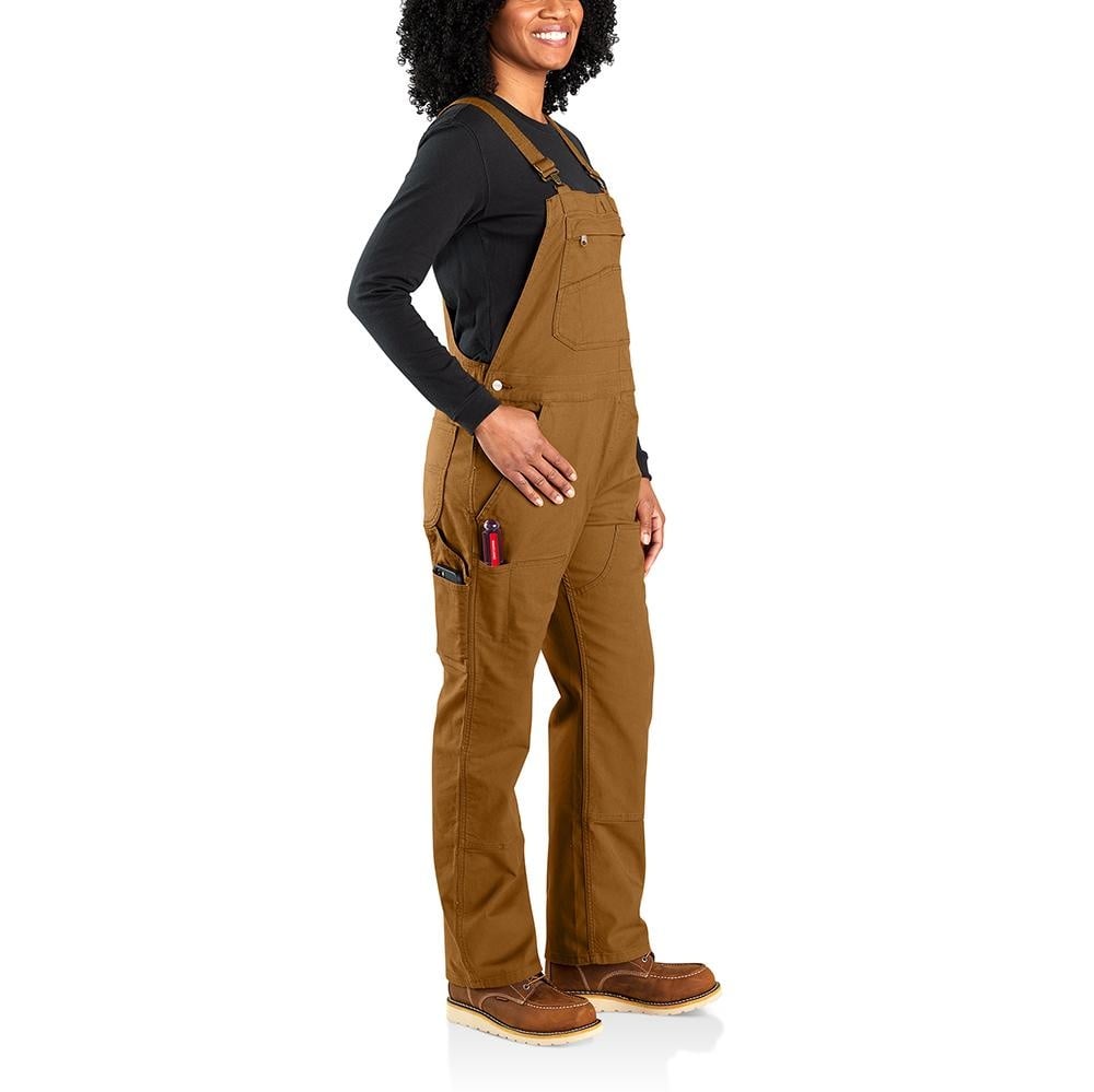 Carhartt Women's Rugged Flex Loose Fit Canvas Bib Overall