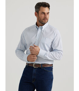 Wrangler Men's George Strait Long-Sleeve Button Down One Pocket Shirt 112346293
