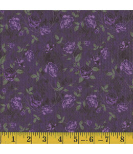 Mook Fabrics Yard of Missoni NF, Ronica Dark-Deep Purple Fabric 126476
