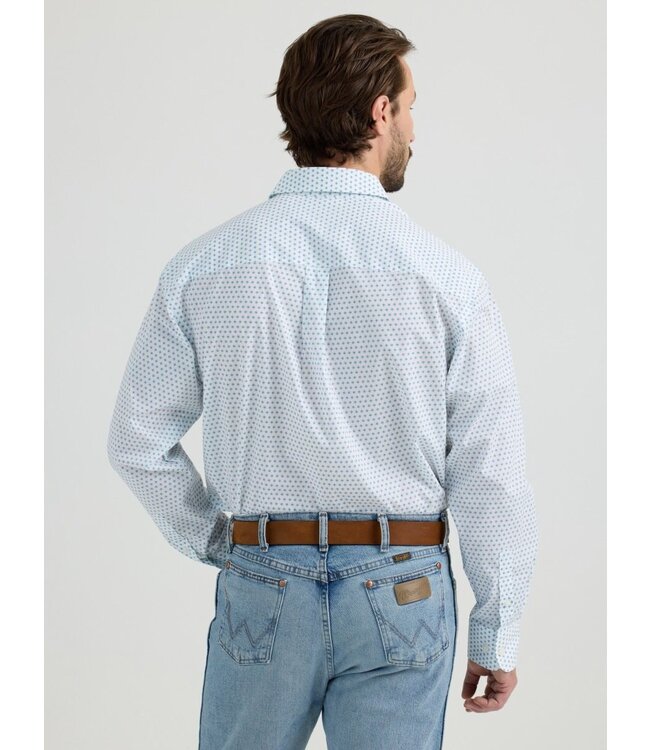 Wrangler Men's Floral Print Long-Sleeve Western Shirt 112344264