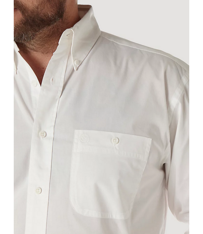 Wrangler Men's George Strait Long-Sleeve Button Down One Pocket Shirt 112345801