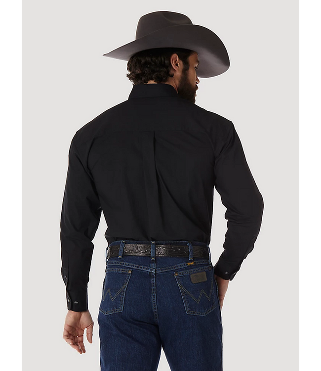Wrangler Men's George Strait Long-Sleeve Button Down One Pocket 112345802