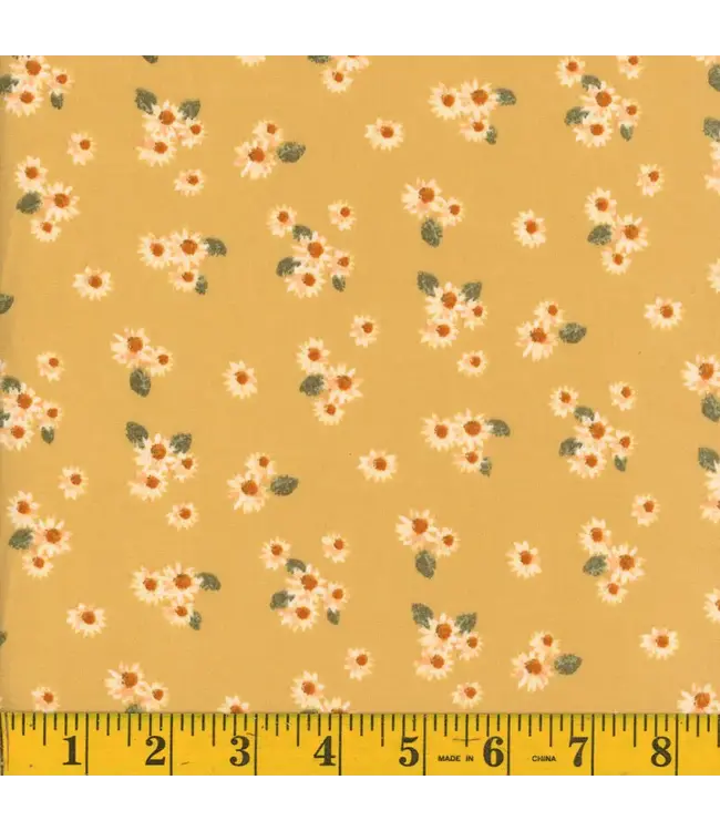 Mook Fabrics Yard of DTY Brushed EK, ED-SUD-JH918AA-102323-Mustard Fabric 132607