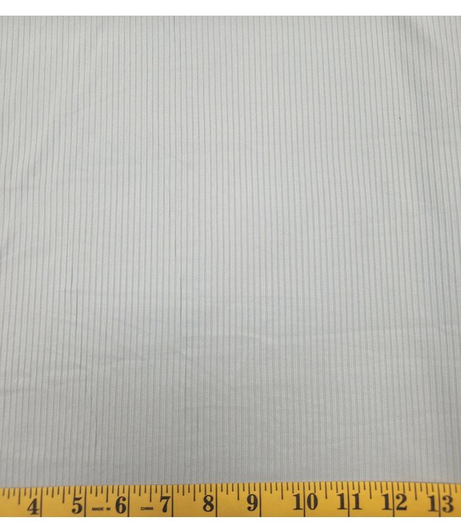 Yard of Rib Knit Solid-Kelsey Misty Fabric  FA14087