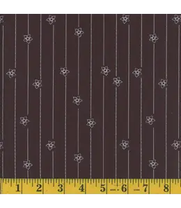 Mook Fabrics Yard of Spotted Cord Poly, Jayna-01 Black Fabric 132797