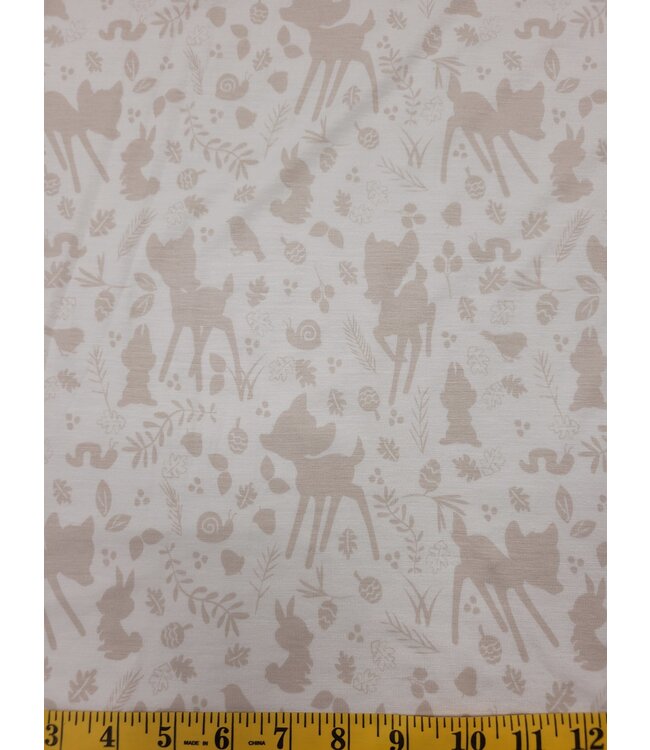 Yard of Jersey Knit, Bambi Fabric