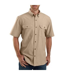 Carhartt Men's Loose Fit Midweight Short-Sleeve Button-Front Shirt 104369