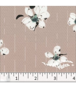 Tropical Breeze Fabrics Yard of Printed Honeybee Knit-Blush Fabric 32848