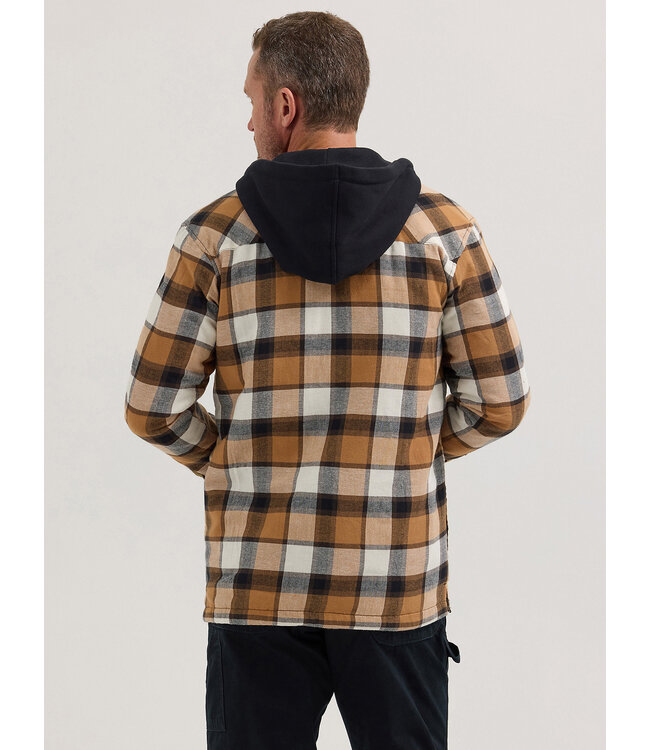 Wrangler Men's Riggs Workwear Hooded  Flannel Work Jacket 112350166