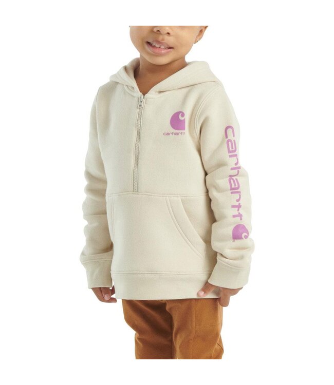 Carhartt Girl's Infant/Toddler Long-Sleeve Half-Zip Sweatshirt CA7076