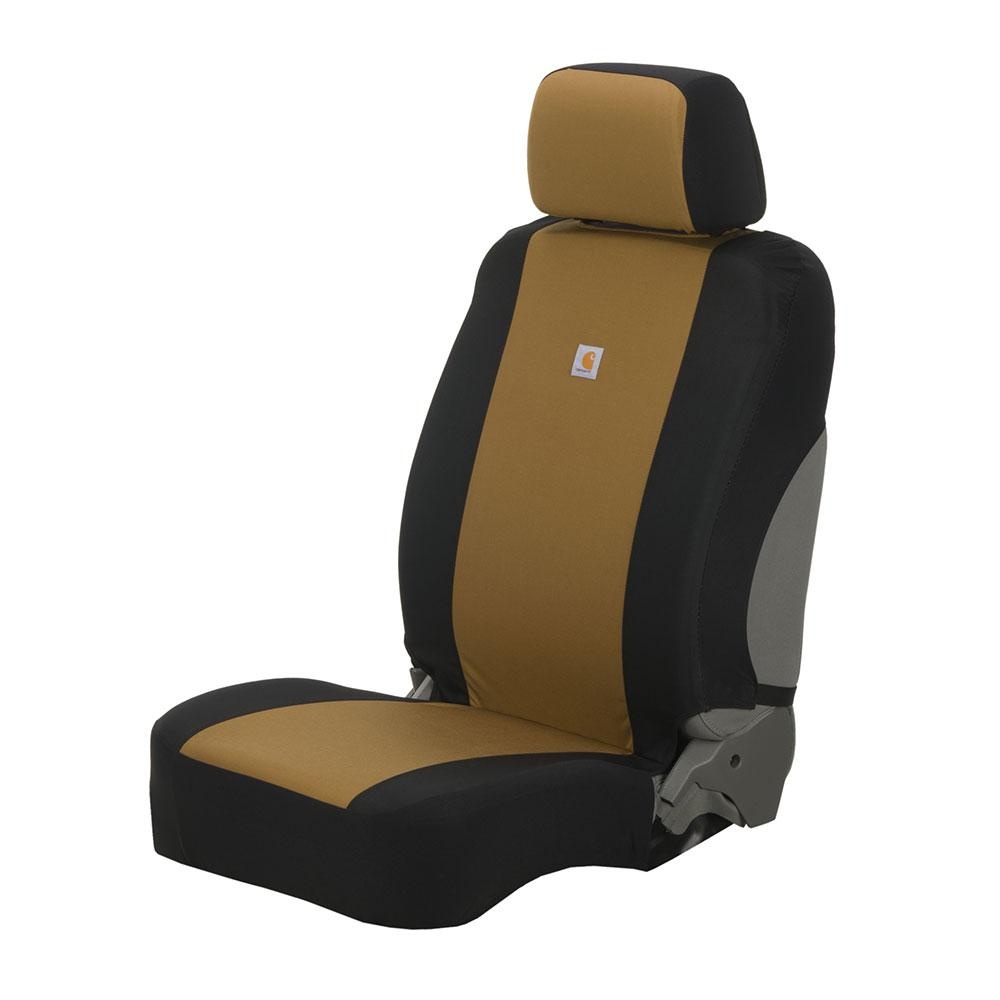Carhartt Universal Fitted Nylon Duck Bucket Seat Cover Brown