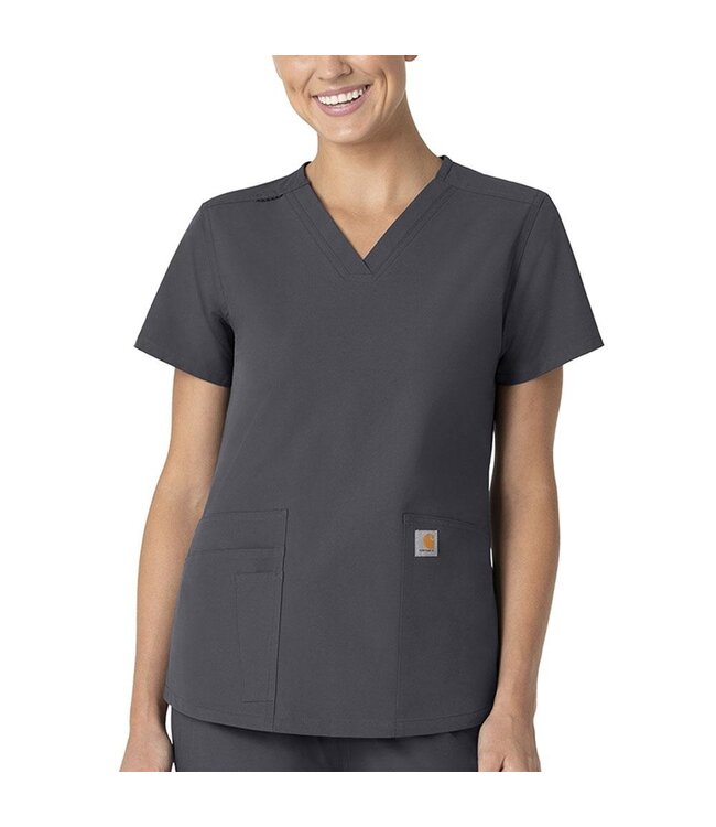 Carhartt Women's Force Essentials V-Neck Scrub Top C12113
