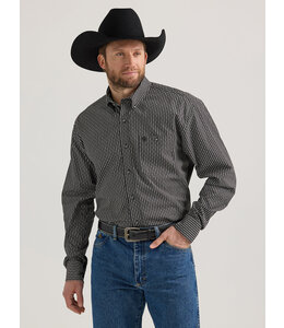 Wrangler Men's George Strait Long-Sleeve Button Down One Pocket Shirt 112352724