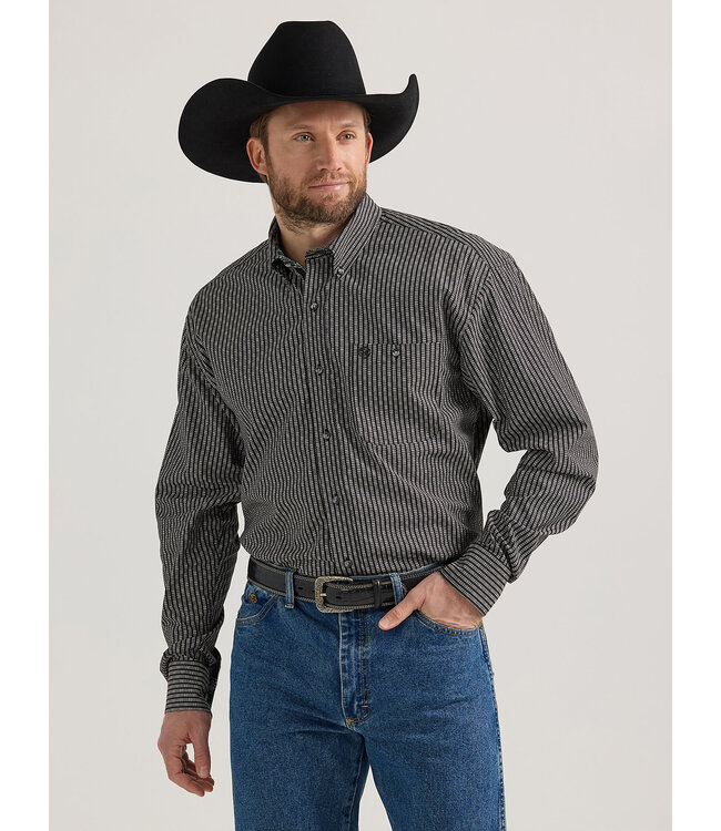 Wrangler Men's George Strait One Pocket Long-Sleeve Shirt 112352724