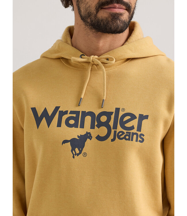 Wrangler Men's Front Animal Logo Pullover Hoodie 112350083