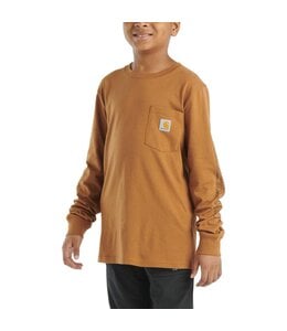 Carhartt Boy's Long-Sleeve Pocket T-Shirt CA6596