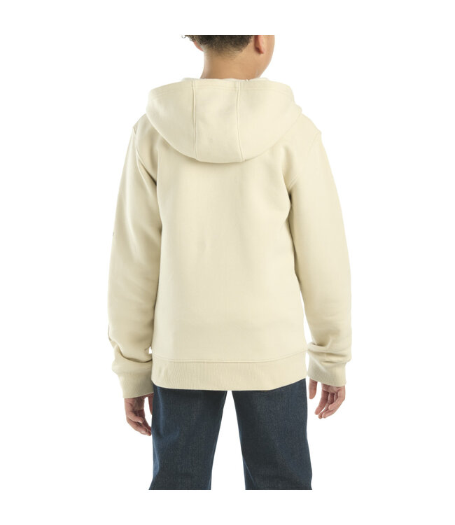 Carhartt Boy's Long-Sleeve Full Zip Logo Sweatshirt CP8675