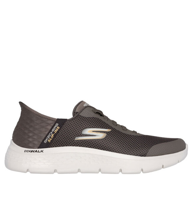 Skechers Men's Slip-Ins: GO WALK Flex - Hands Up Shoe 216324WW  BRN