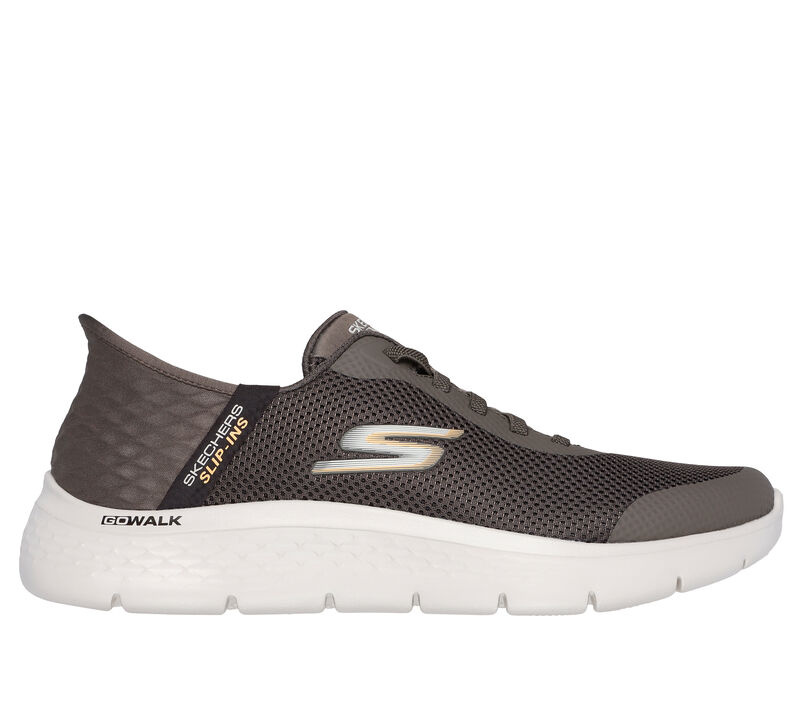 スケッチャーズSlip-ins MEMORYFORM WIDEFIT Skechers Slip ins Shoes Wide Fit Charcoal mesh Comfort