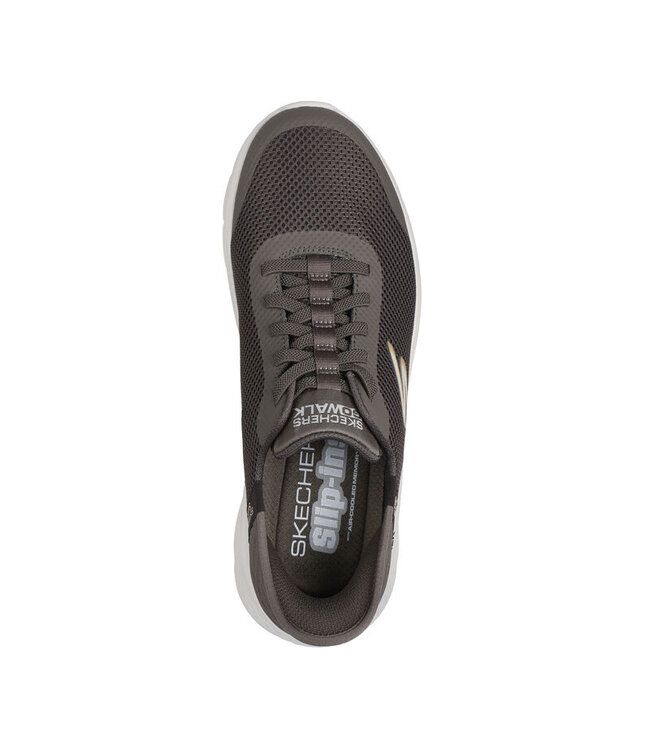 Skechers Men's Slip-Ins: GO WALK Flex - Hands Up Shoe 216324WW  BRN