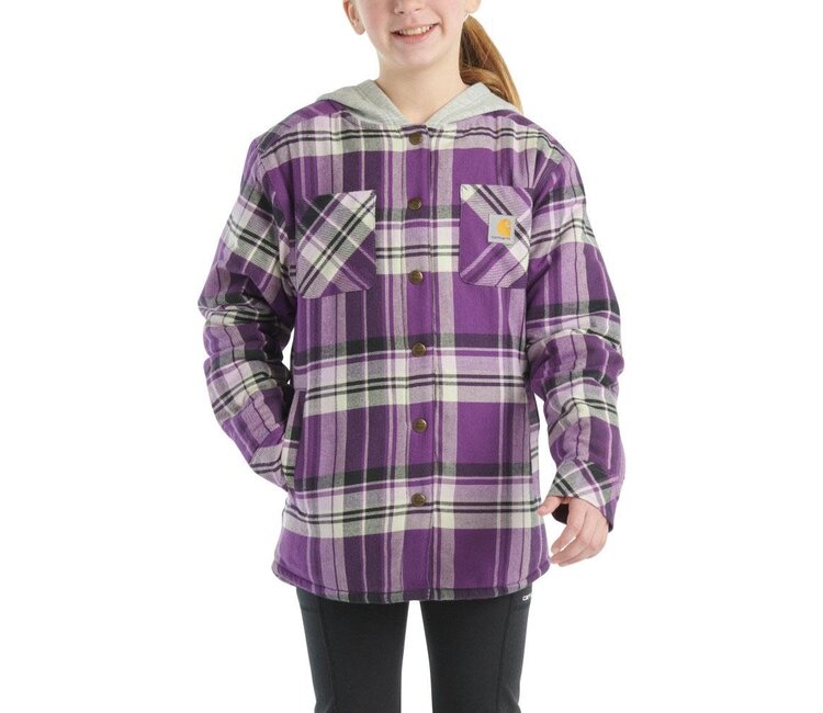 Carhartt hooded flannel hot sale