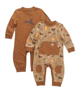 Carhartt Boy's Infant Long-Sleeve Camp Coverall 2pc Set CG8936