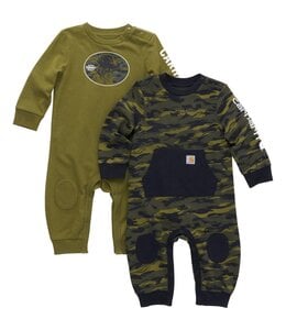 Carhartt Boy's Infant Long-Sleeve Camo Coverall 2pc Set CG8935