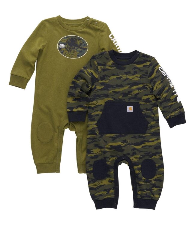 Carhartt Boy's Infant Long-Sleeve Camo Coverall 2pc Set CG8935