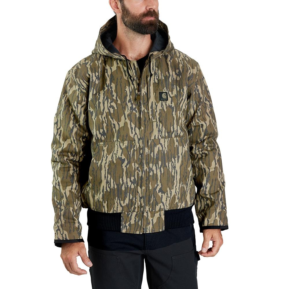 Carharttt Men's Rugged Flex Duck Loose Fit Insulated Camo Active