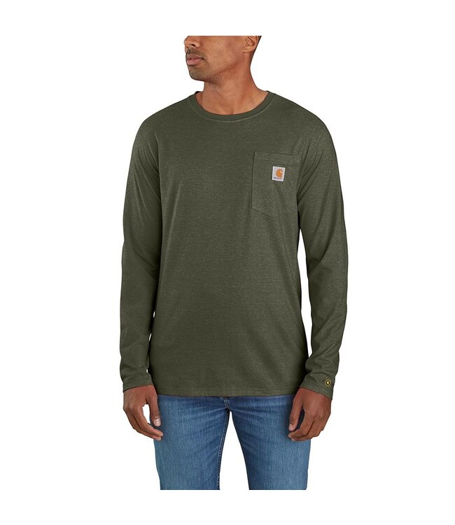Carhartt Men's Force Relaxed Fit Midweight Long-Sleeve Pocket T-Shirt 106656