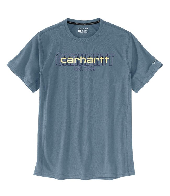 Carhartt Men's Force Relaxed Fit Midweight  Short-Sleeve Logo Graphic T-Shirt 106653