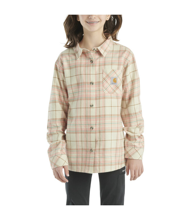 Carhartt Girl's Long-Sleeve Flannel Button-Front Shirt CE9155